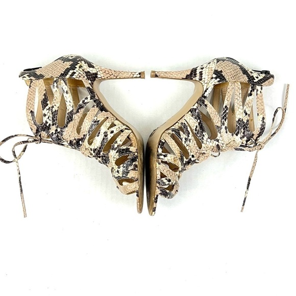 Nine West Ambroseo Lace-Up Caged Sandals - Size 8 - Picture 7 of 13